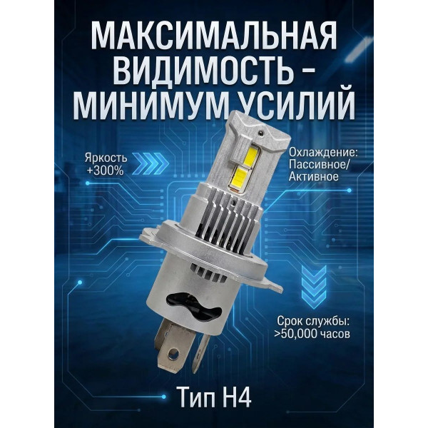 LED лампы в штатное место 55w